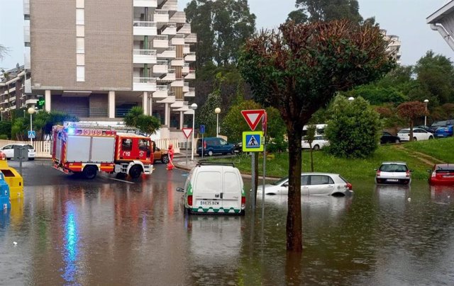 Inundación en Castro Urdiales