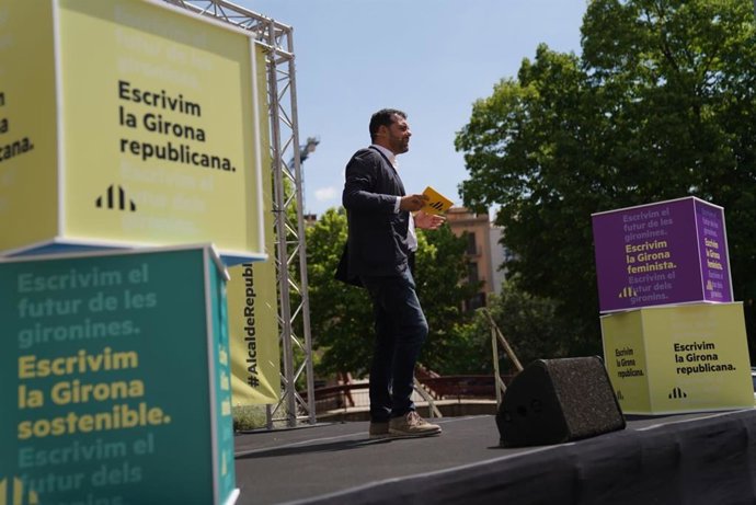 El candidat a l'alcaldia de Girona per Esquerra Republicana, Quim Ayats.