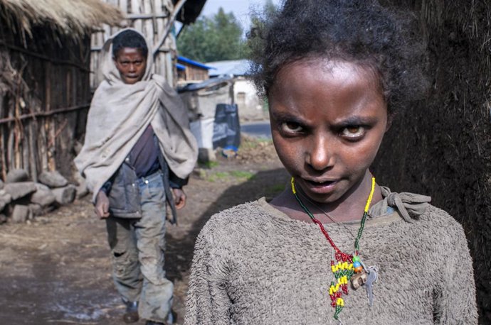 Archivo - Residentes de la región etíope de Amhara