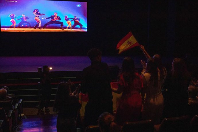 El Teatre de la Passió d'Olesa de Montserrat (Barcelona) durant l'actuació de Chanel