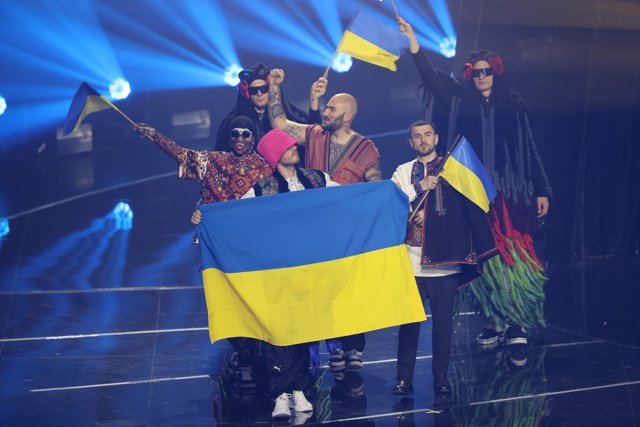 Los ucranianos Kalush Orchestra, ganadores de Eurovision