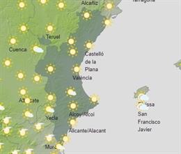 Predicción del tiempo para este domingo 15 de mayo