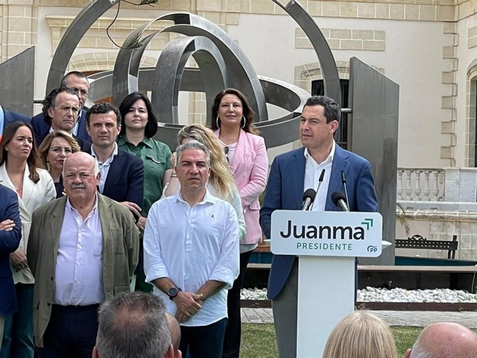 Juanma Moreno en Jerez.