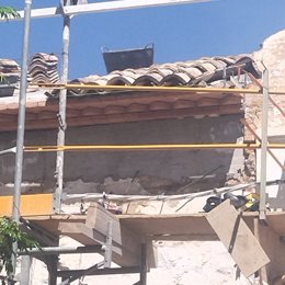 Reparaciones en las cubiertas del Cementerio de San Eufrasio