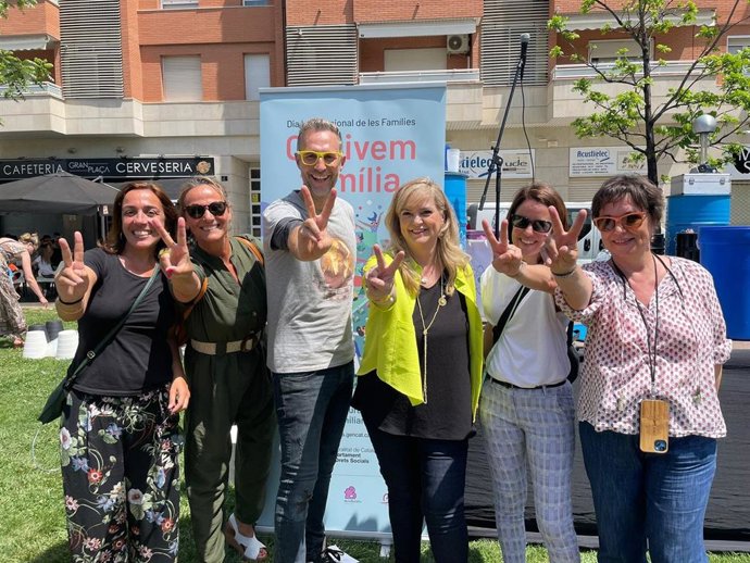 La consellera Violant Cervera en Lleida durante el Día Internacional de las Familias
