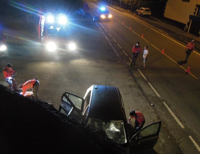 Imagen del accidente.