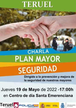 La Policía Nacional de Teruel reactiva el 'Plan Mayor Seguridad' dirigido a la prevención de las personas mayores.