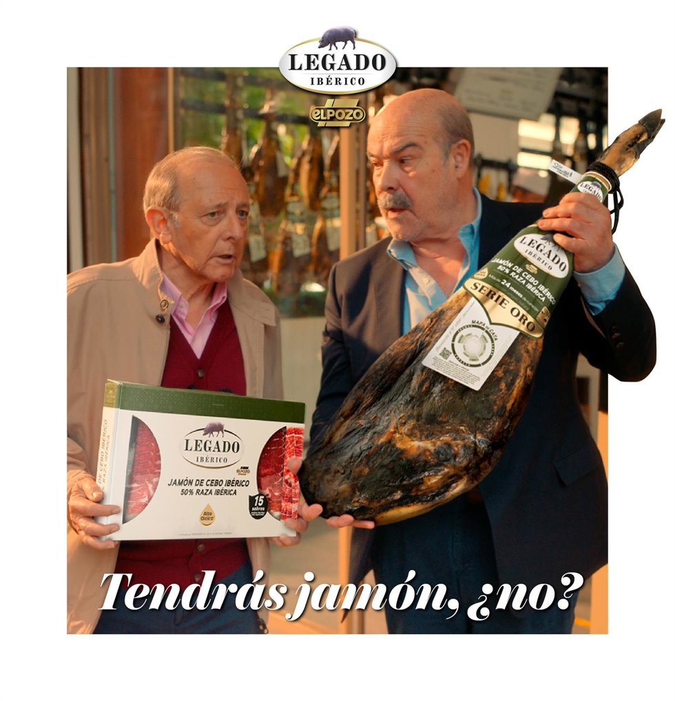 Imagen de Tendrás jamón, ¿no?, nueva campaña de Legado Ibérico con la complicidad de Antonio Resines y Emilio Gutiérrez Caba