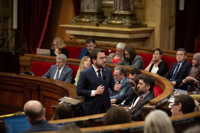 El president de la Generalitat, Pere Aragons