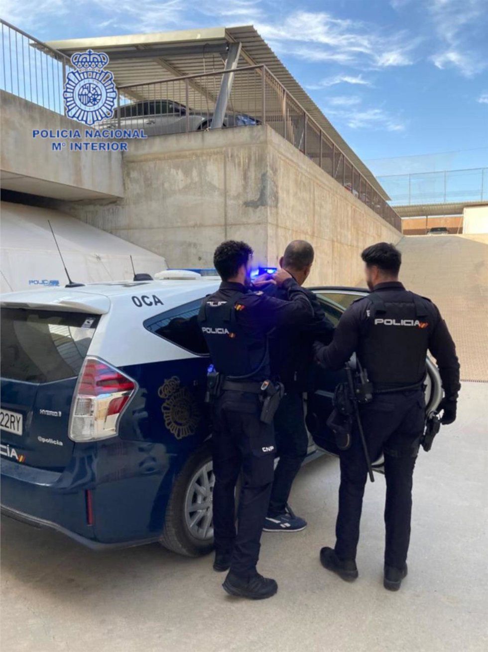 Detención patrón patera