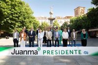 La candidatura del PP destaca el compromiso de Moreno, que "ha despertado" a Granada