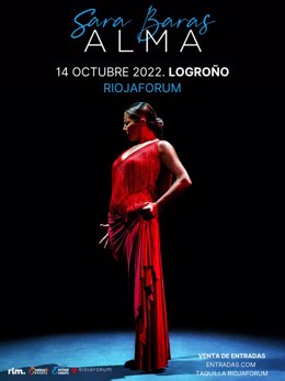 Sara Baras actuará en Riojafórum el 14 de octubre