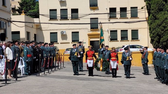 Acto con motivo del 178 aniversario de la Guardia Civil.