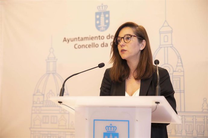 La alcaldesa de A Coruña, Inés Rey