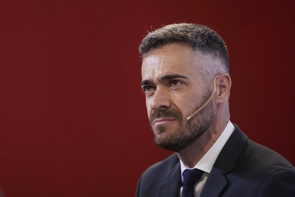 Archivo - El portavoz de la Ejecutiva Federal del PSOE, Felipe Sicilia