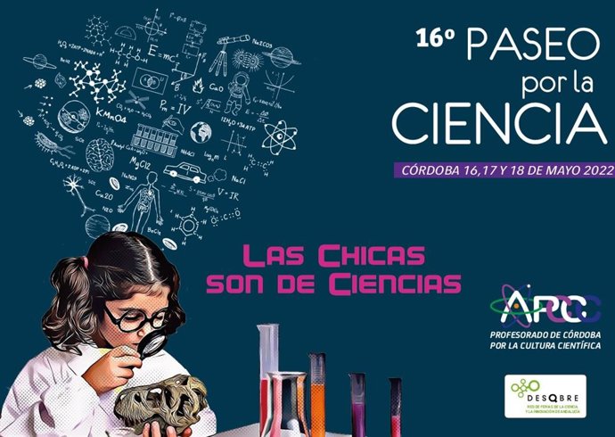 Cartel del XVI Paseo por la Ciencia.