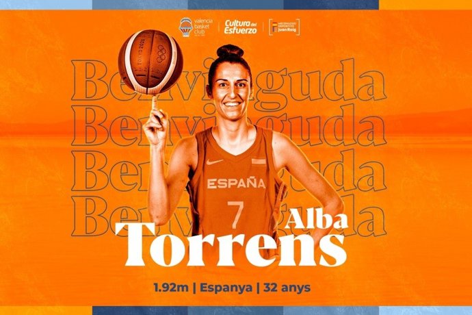 La ala-pívot española Alba Torrens refuerza el proyecto del Valencia Basket.