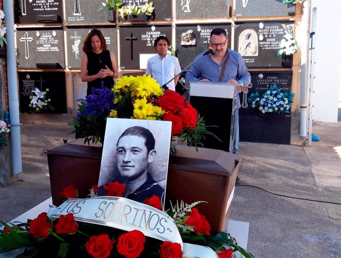 Traslladen a Llíria les restes mortals d'un veí afusellat a Llíria durant la repressió franquista