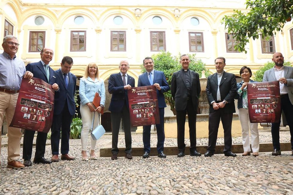 Presentación del cartel de la Gala Benéfica con motivo del 75 Aniversario de Cáritas Española.