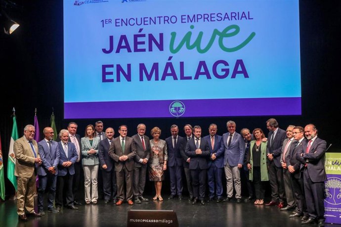 La primera jornada del I Encuentro Empresarial 'Jaén vive en Málaga'