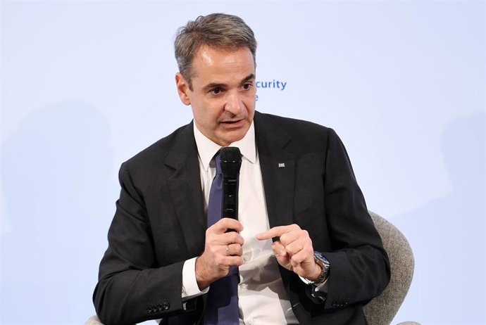Archivo - Kyriakos Mitsotakis, primer ministro de Grecia.