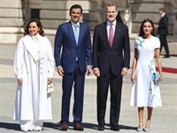 La Reina Letizia eclipsa a la Jequesa de Catar en su debut internacional con su look más celestial