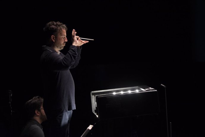 El director musical, James Gaffigan, durante los ensayos de Wozzeck en en el Palau de les Arts de Valncia.