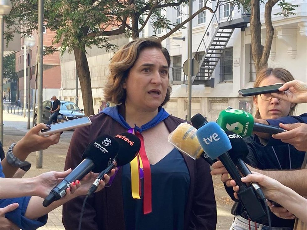 La alcaldesa de Barcelona, Ada Colau.
