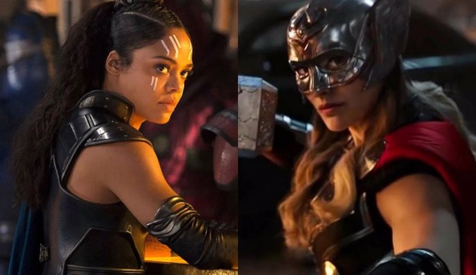 Thor Love and Thunder: Jane Foster conoce a Valkyria en la nueva imagen de la película Marvel