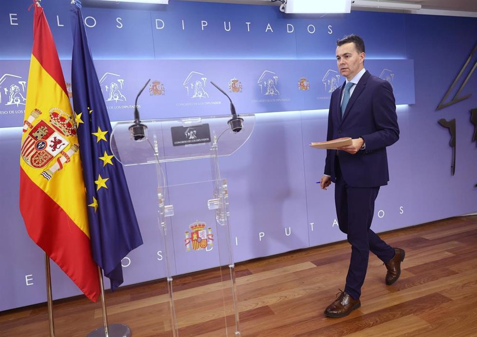 El portavoz del PSOE en el Congreso, Héctor Gómez.