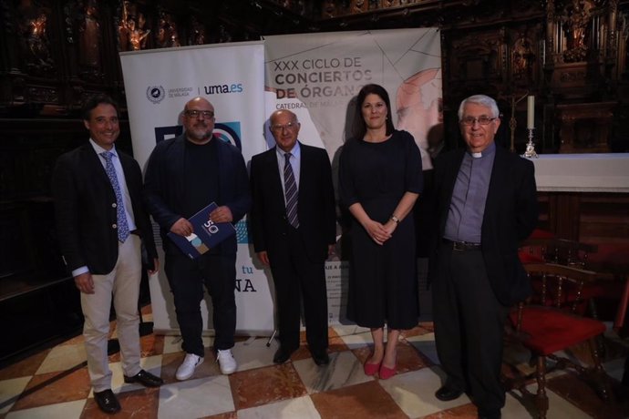 Presentación de la trigésima edición del 'Ciclo de Conciertos de Órgano Catedral de Málaga'