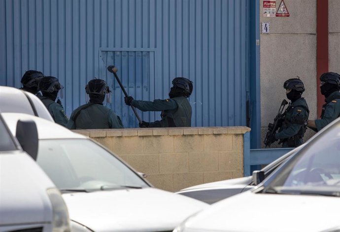 Archivo - Imagen de archivo de un operativo contra el narcotráfico en la provincia de Huelva en el año 2020.