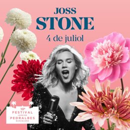 Cartell de Joss Stone del Festival Jardins Pedralbes