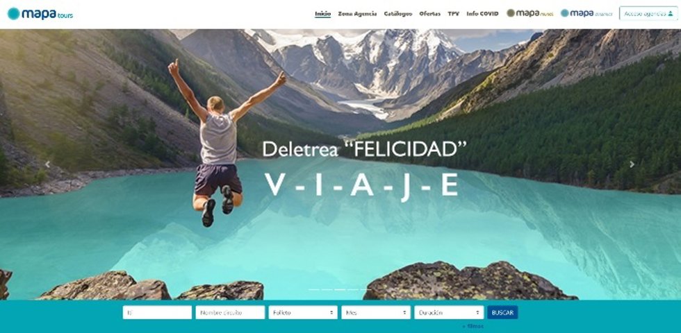 Mapa Tours actualiza su web con un diseño más moderno y con nuevas funcionalidades.
