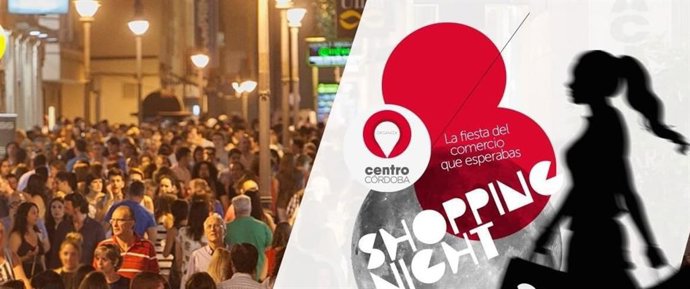 Imagen promocional del último Shopping Night organizado en el centro comercial de Córdoba antes de la pandemia, en junio de 2019.