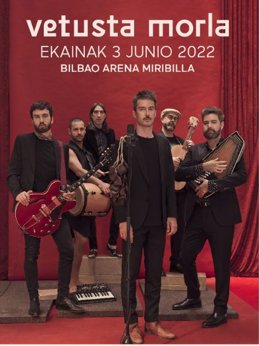 Cartel del concierto de Vetusta Morla en Bilbao Arena