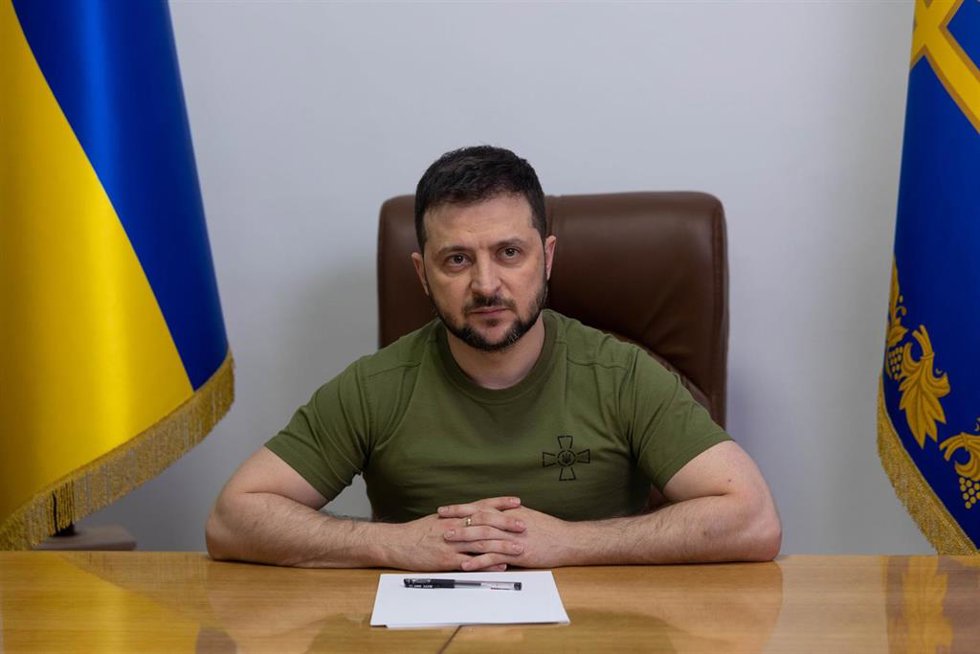 Volodimir Zelenski, presidente de Ucrania