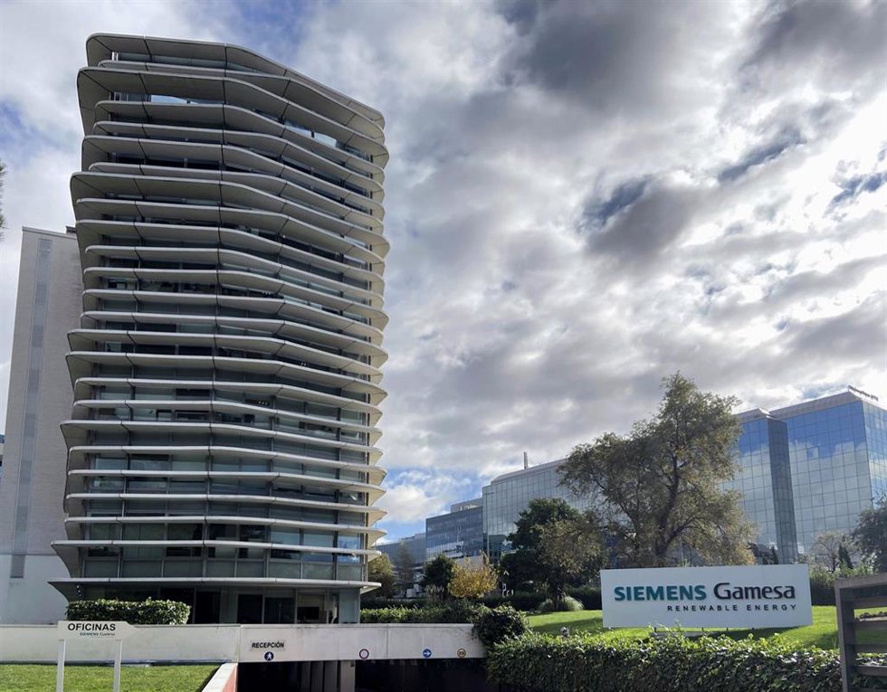 Archivo - Sede en Madrid (España) de la empresa Siemens Gamesa