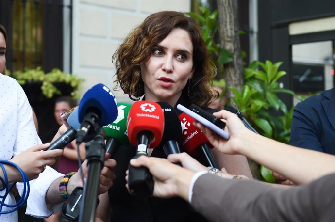 Imagen de archivo de la presidenta de la Comunidad de Madrid, Isabel  Díaz Ayuso.