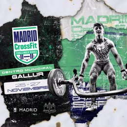 Cartel del Madrid Crossfit Challenge Series en su segunda edición, que se celebrará en noviembre de 2022