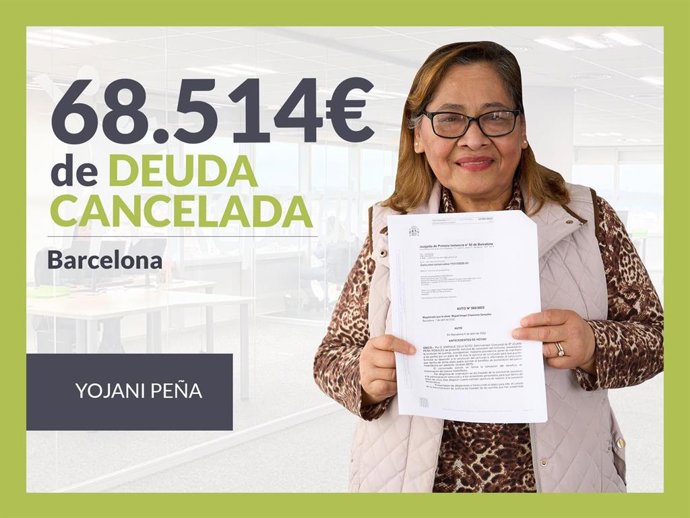 Yojani Peña, exonerada con Repara Tu Deuda