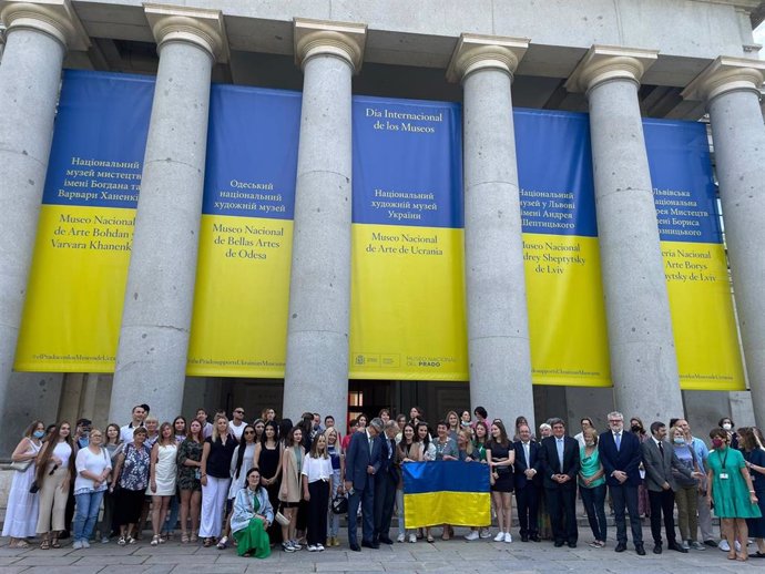 El ministro de Cultura y Deporte junto con el Museo del Prado celebran en Día Internacional de los museos homenajeando a Ucrania