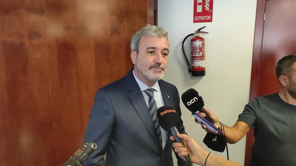 El primer teniente de alcalde de Barcelona, Jaume Collboni, en declaraciones a los periodistas.