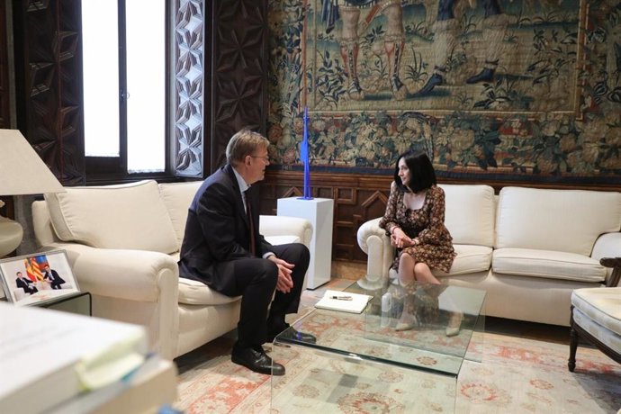 Primera reunión entre Ximo Puig y Rebeca Torró como consellera