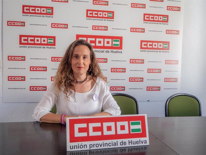 Archivo - La secretaria general de la Federación de Enseñanza de CCOO de Andalucía, Marina Vega, en una imagen de archivo