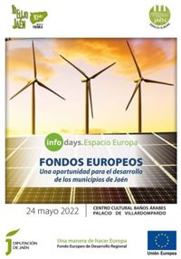 El primer InfoDays de la Diputación de Jaén se centrará en los fondos europeos como oportunidad para los municipios