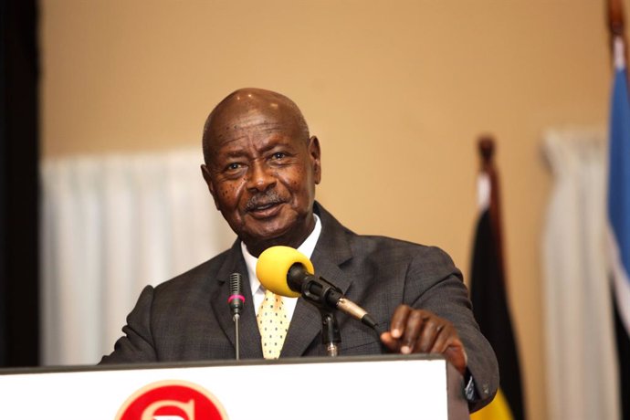 Archivo - El presidente de Uganda, Yoweri Museveni