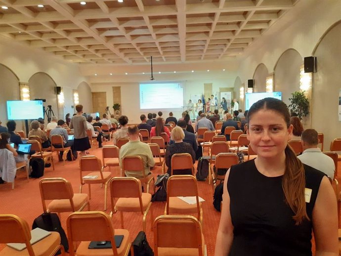 La consellera de Sostenibilidad y Medio Ambiente del Consell de Mallorca, Aurora Ribot, en el foro Clean Energy.