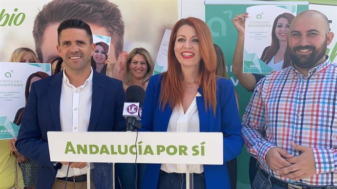 Vanessa Rodríguez, candidata de Andaluces Levantaos al Parlamento por Málaga