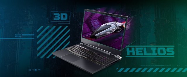 El nuevo portátil 'gaming' de Acer, Predator Helios 300 Spatial Labs Edition.
